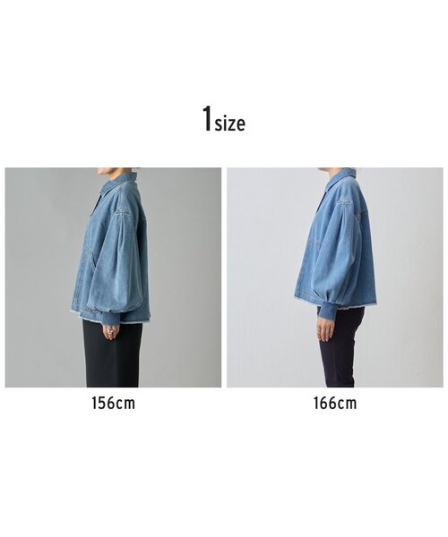 BEARDSLEY（ビアズリー）の「袖リブGジャン《FRIPIER》（デニム