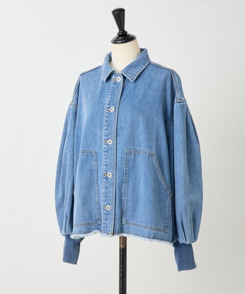 セール】袖リブGジャン《FRIPIER》（デニムジャケット）｜BEARDSLEY