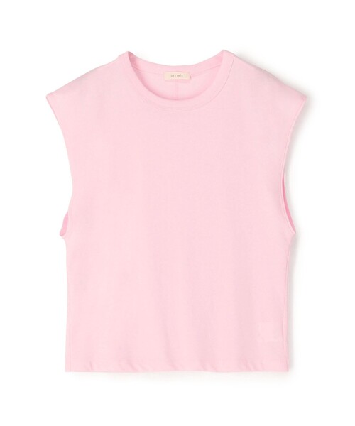 DES PRES(デ・プレ)の「プレーンジャージー フレンチスリーブプルオーバー(Tシャツ/カットソー・レディース・ブラック/ピンク/ライトグレー/ホワイト・FREE)」の1枚目の写真