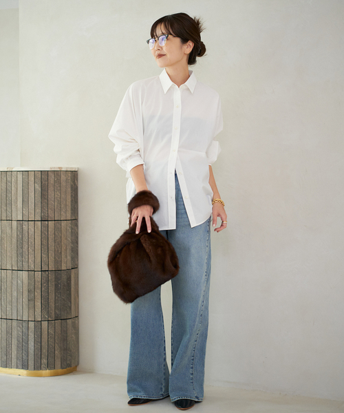 Plage プラージュ Memory Taffeta Dolman シャツ Plage Memory Taffeta Dolman シャツ