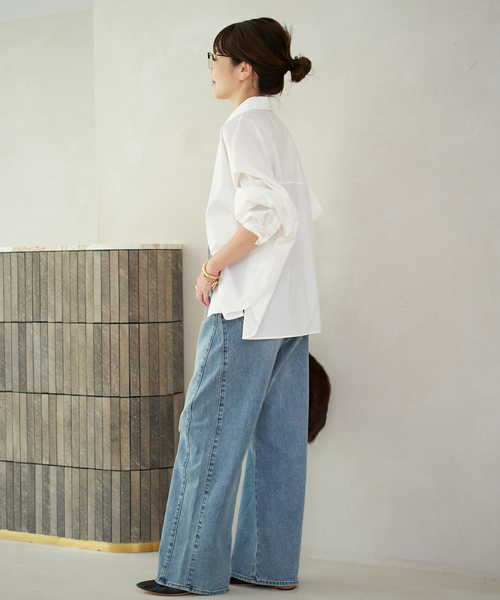 plage(プラージュ)の「Dolman シャツ(シャツ/ブラウス・レディース・ピンク系その他/ホワイト/ベージュ・FREE)」の10枚目の写真