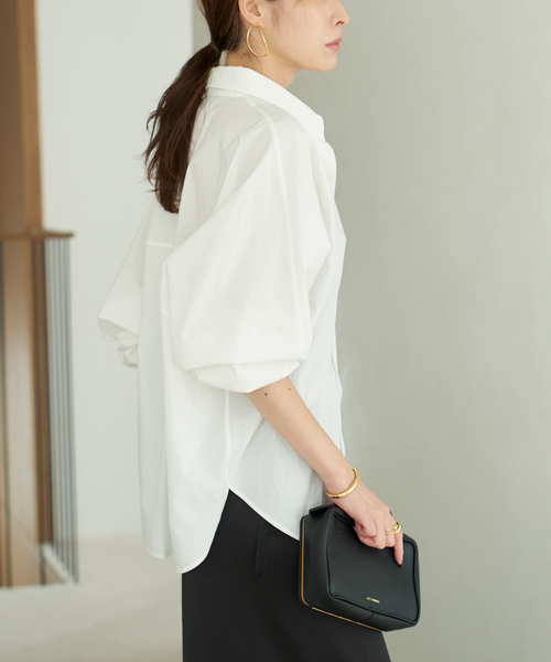 Plage Memory Taffeta Dolman シャツ Dolman シャツ（シャツ/ブラウス