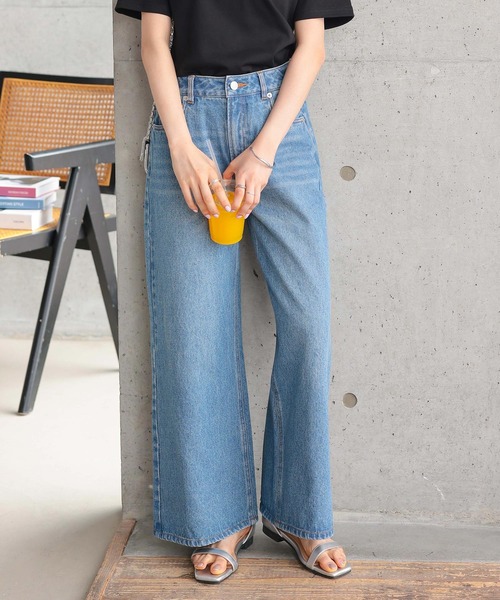 【ウエストサイズ調整可能】ワイドデニムパンツ 61YSWVMjPcL._UY1000_.jpg