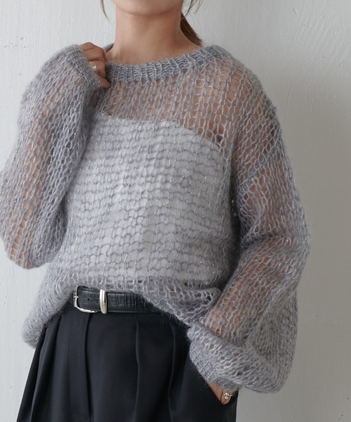 Lui's(ルイス)24AW 接結ニットブルゾン Lui's（ルイス）の「ウォッシャブルツイードブルゾン（ブルゾン