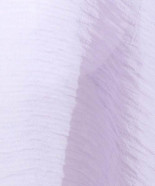 Cutie Blonde（キューティーブロンド）の「ゆるっと感がこなれ見え ワッシャーシアー半袖シャツ（シャツ/ブラウス・レディース・ライトイエロー系/チャコールグレー/レッド系1/パープル/ブルー系その他/ライトグリーン・00）」の11枚目の写真