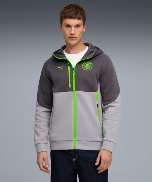マンチェスターシティ　プーマ　フルジップアップパーカー　正規品 PUMA（プーマ） パーカー メンズ マンチェスターシティ FC プーマ