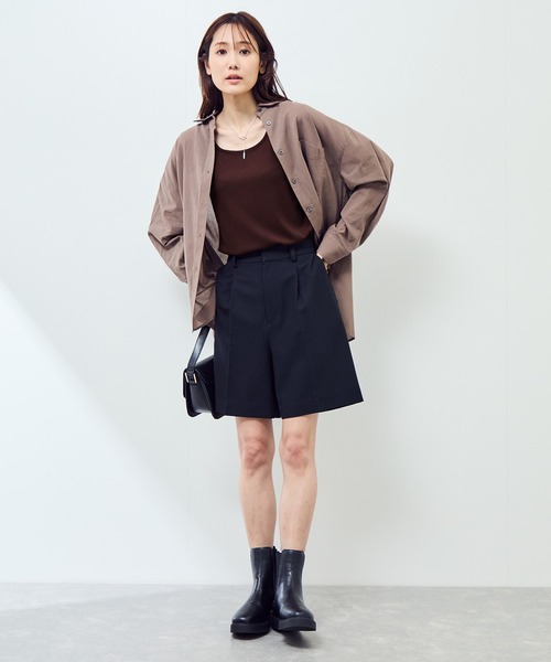 ROPE' PICNIC(ロペピクニック)の「ベーシックリブタンクトップ(タンクトップ・レディース・パープル系その他/ブラウン/ブラック/オフホワイト・M)」の18枚目の写真