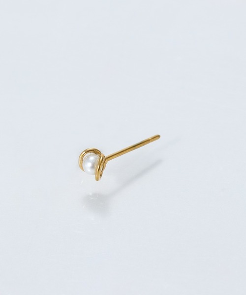 Phoebe(フィービィー)の「【金属アレルギー対応】プチメタルパールピアス(片耳)/サージカルステンレス(ピアス(片耳用)・レディース・ホワイト・FREE)」の6枚目の写真
