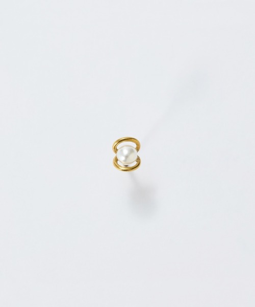 Phoebe(フィービィー)の「【金属アレルギー対応】プチメタルパールピアス(片耳)/サージカルステンレス(ピアス(片耳用)・レディース・ホワイト・FREE)」の9枚目の写真