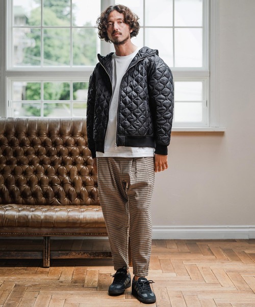 Magine(マージン)の「mj10911-Gourd Quilted Padded Blouson キルトブルゾン(ブルゾン・メンズ・グレイッシュベージュ/ブラック/オリーブ・48/46/44)」の16枚目の写真