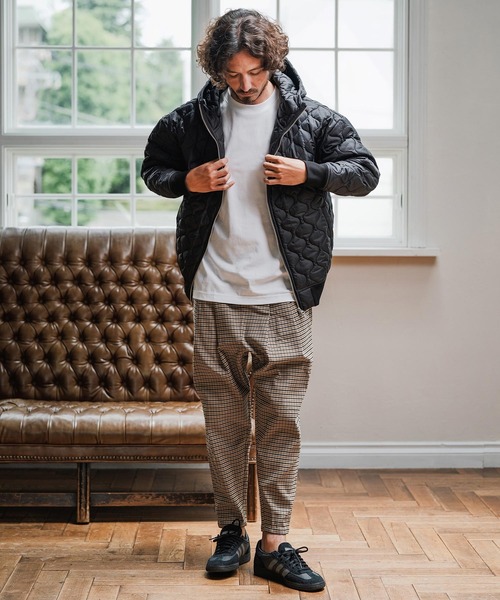 Magine(マージン)の「mj10911-Gourd Quilted Padded Blouson キルトブルゾン(ブルゾン・メンズ・グレイッシュベージュ/ブラック/オリーブ・48/46/44)」の15枚目の写真