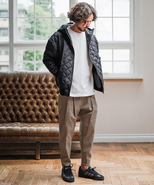 Magine(マージン)の「mj10911-Gourd Quilted Padded Blouson キルトブルゾン(ブルゾン・メンズ・グレイッシュベージュ/ブラック/オリーブ・48/46/44)」の14枚目の写真