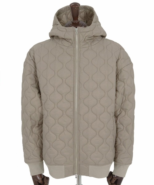 Magine(マージン)の「mj10911-Gourd Quilted Padded Blouson キルトブルゾン(ブルゾン・メンズ・グレイッシュベージュ/ブラック/オリーブ・48/46/44)」の13枚目の写真