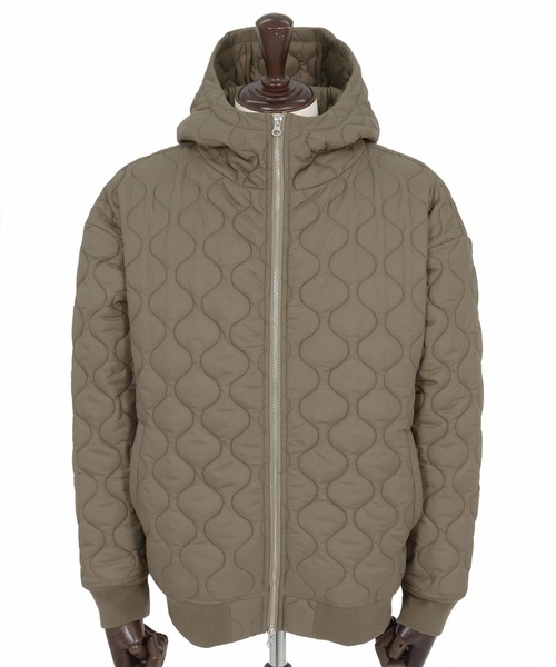 Magine(マージン)の「mj10911-Gourd Quilted Padded Blouson キルトブルゾン(ブルゾン・メンズ・グレイッシュベージュ/ブラック/オリーブ・48/46/44)」の12枚目の写真