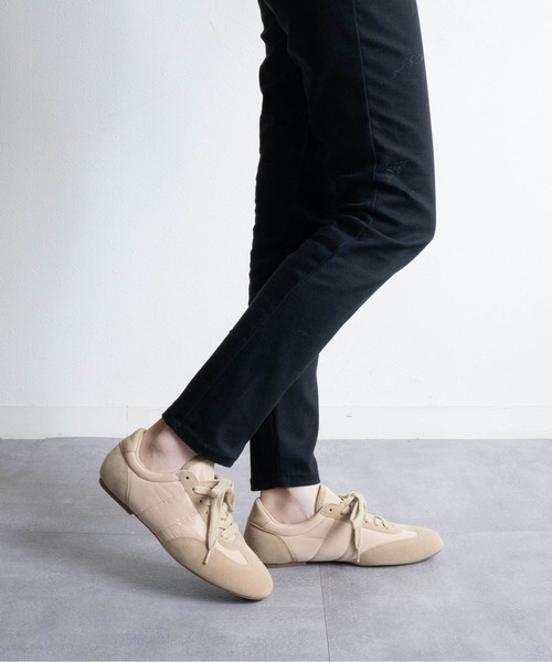 Fabby fabby（ファビィーファビィー）の「サテン2ステッチサッカーシューズ（スニーカー・レディース・ベージュ/ブラック/ブラウン/グレー・MEDIUM/LARGE/SMALL）」の15枚目の写真