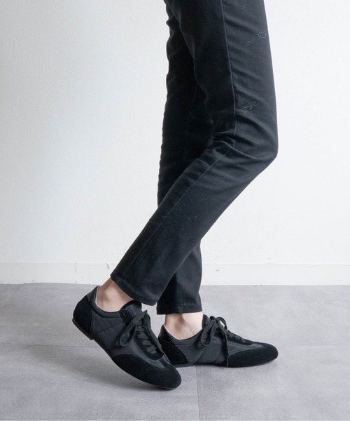 Fabby fabby（ファビィーファビィー）の「サテン2ステッチサッカーシューズ（スニーカー・レディース・ベージュ/ブラック/ブラウン/グレー・MEDIUM/LARGE/SMALL）」の18枚目の写真