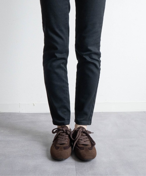 Fabby fabby（ファビィーファビィー）の「サテン2ステッチサッカーシューズ（スニーカー・レディース・ベージュ/ブラック/ブラウン/グレー・MEDIUM/LARGE/SMALL）」の19枚目の写真