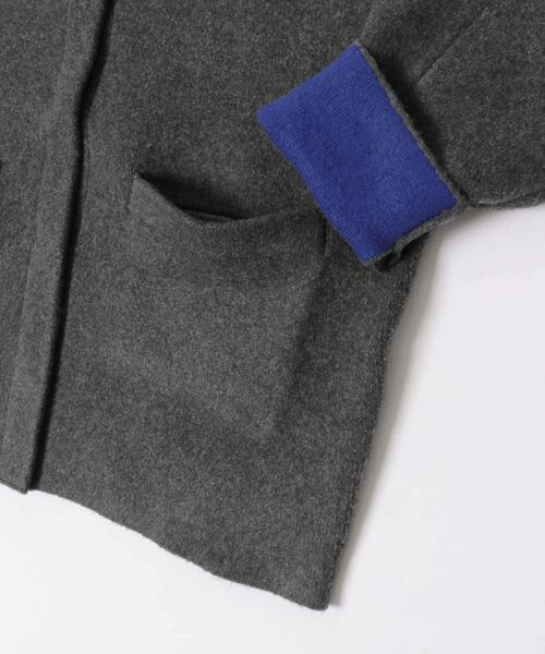 バイカラーニットコート（その他アウター）｜SENSE OF PLACE by