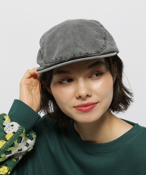 niko and...（ニコアンド）の「オリジナルハンチングキャップ（ハンチング/ベレー帽・レディース・その他1/ブラック/ブラウン・0）」の3枚目の写真