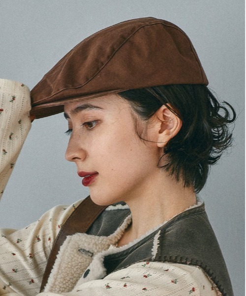 niko and...（ニコアンド）の「オリジナルハンチングキャップ（ハンチング/ベレー帽・レディース・その他1/ブラック/ブラウン・0）」の2枚目の写真