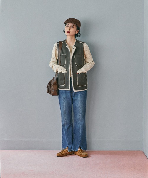 niko and...（ニコアンド）の「オリジナルハンチングキャップ（ハンチング/ベレー帽・レディース・その他1/ブラック/ブラウン・0）」の7枚目の写真