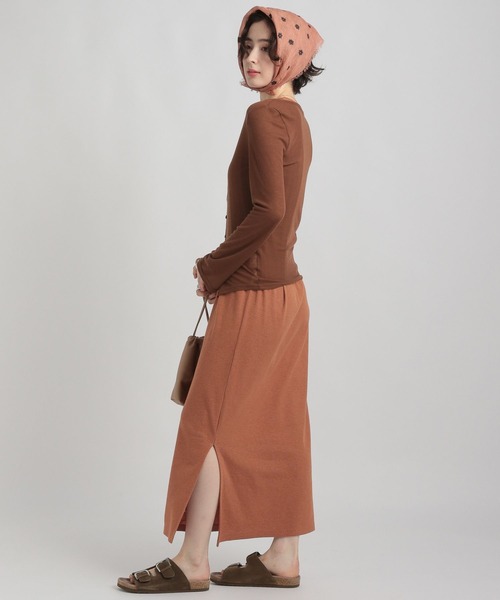 GEORGE'S（ジョージズ）の「スラブ テレコカーデ（カーディガン/ボレロ・レディース・ブラウン/ブルー/チャコールグレー・MEDIUM/SMALL）」の16枚目の写真