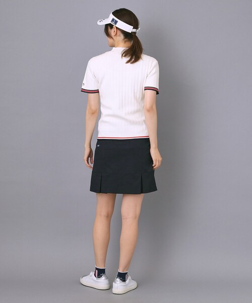 adabat(アダバット)の「【ADABAT NAVY】フロントロゴワイドリブモックニット(ニット/セーター・レディース・ホワイト系/ネイビー/グリーン・38/42/40)」の14枚目の写真