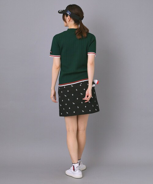 adabat(アダバット)の「【ADABAT NAVY】フロントロゴワイドリブモックニット(ニット/セーター・レディース・ホワイト系/ネイビー/グリーン・38/42/40)」の12枚目の写真