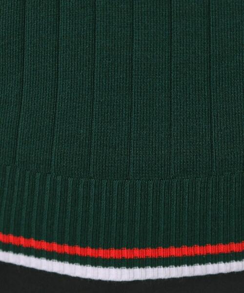 adabat(アダバット)の「【ADABAT NAVY】フロントロゴワイドリブモックニット(ニット/セーター・レディース・ホワイト系/ネイビー/グリーン・38/42/40)」の11枚目の写真