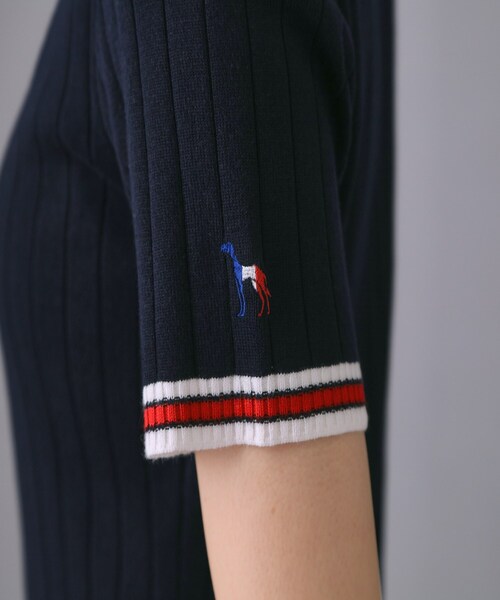 adabat(アダバット)の「【ADABAT NAVY】フロントロゴワイドリブモックニット(ニット/セーター・レディース・ホワイト系/ネイビー/グリーン・38/42/40)」の22枚目の写真