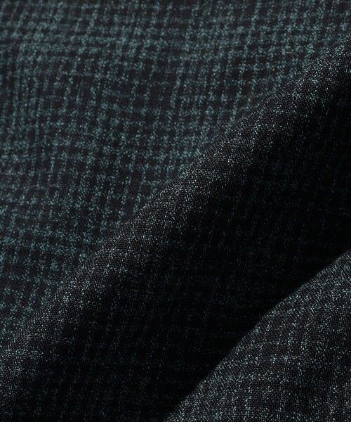 BEAMS PLUS（ビームスプラス）の「チェック ウール ライダースジャケット（ブルゾン・メンズ・ブラック・M/S/L）」の8枚目の写真