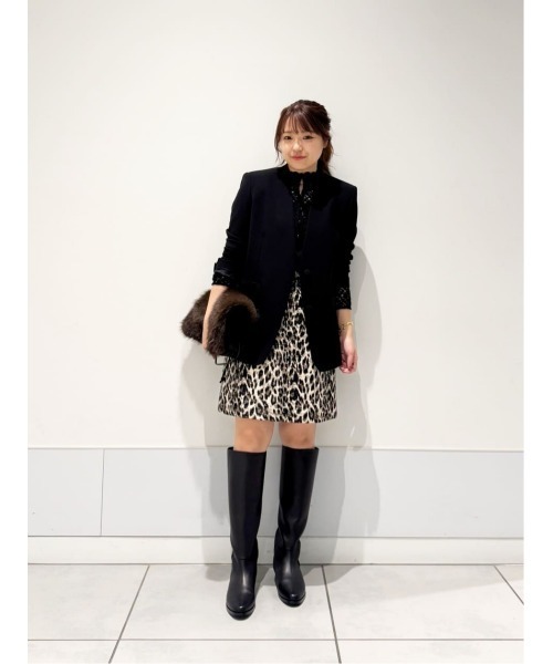 LOULOU WILLOUGHBY(ルルウィルビー)の「【LOULOU WILLOUGHBY】ARGENTIレオパードJQミニスカート(スカート・レディース・ナチュラル・1/2)」の13枚目の写真