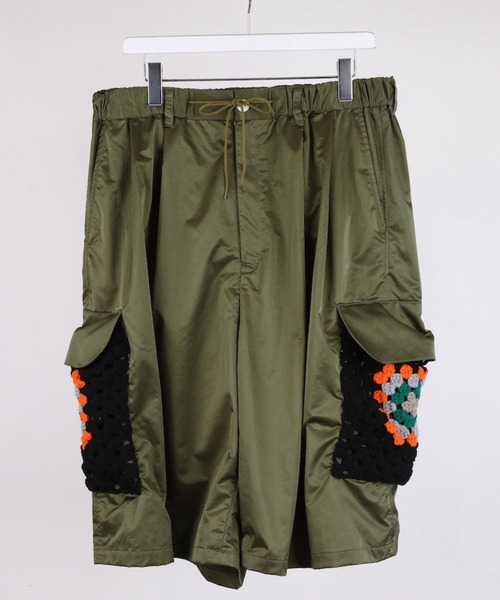DISCOVERED（ディスカバード）の「DISCOVERED Name KAJIF NYLON CROCHET POCKET CARGO SHORTS（その他パンツ・メンズ・ブラック/カーキ・1/3）」の6枚目の写真