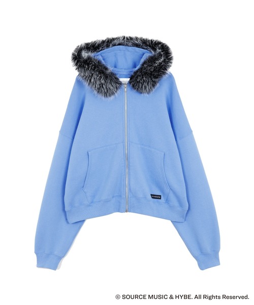 LE SSERAFIM × ZOZOTOWN FUR ZIP HOODIE（パーカー）｜ZOZO