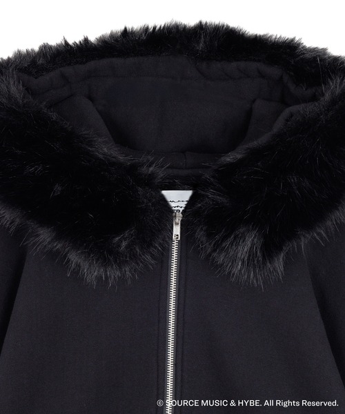 LE SSERAFIM × ZOZOTOWN FUR ZIP HOODIE（パーカー）｜ZOZO