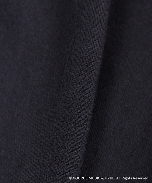 LE SSERAFIM x ZOZOTOWN フード付きパーカー M ブラック LE SSERAFIM × ZOZOTOWN FUR ZIP HOODIE（パーカー）｜LE