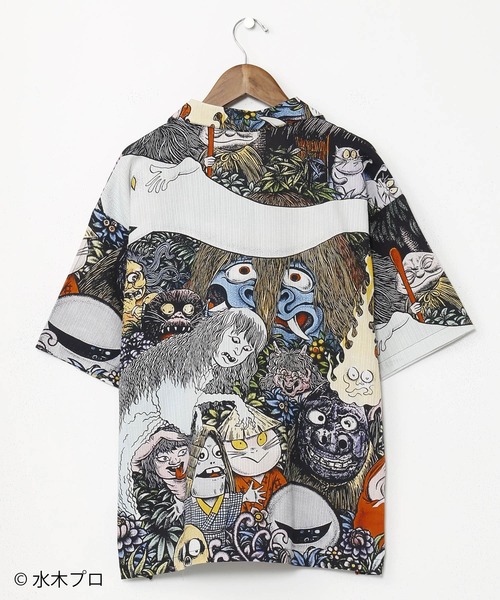 水木しげる》アロハシャツ Mサイズ（シャツ/ブラウス）｜カヤ（カヤ