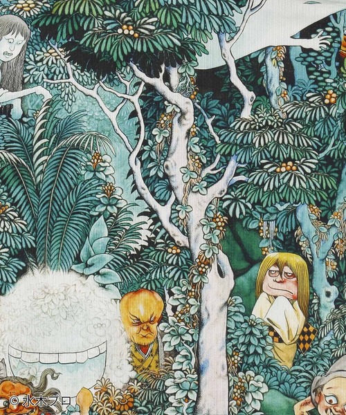 カヤ（カヤ）の「《水木しげる》アロハシャツ Mサイズ（シャツ/ブラウス・レディース・ブラック/ブラウン/グリーン・M）」の11枚目の写真