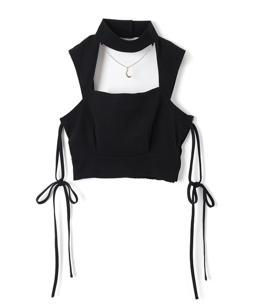 M DOLLY(エムドリー)の「*M DOLLY original* luna choker conscious mermaid setup/ルナチョーカーコンシャスマーメイドセットアップ(セットアップ・レディース・ブラック/ベージュ・S/FREE)」の14枚目の写真