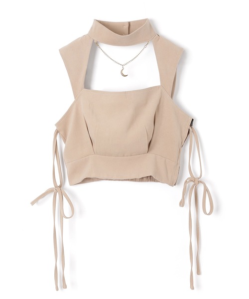 M DOLLY(エムドリー)の「*M DOLLY original* luna choker conscious mermaid setup/ルナチョーカーコンシャスマーメイドセットアップ(セットアップ・レディース・ブラック/ベージュ・S/FREE)」の16枚目の写真