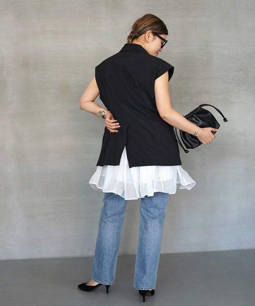 Deuxieme Classe CELERI Sleeveless ジャケット Deuxieme Classe CELERI Sleeveless ジャケット - メルカリ