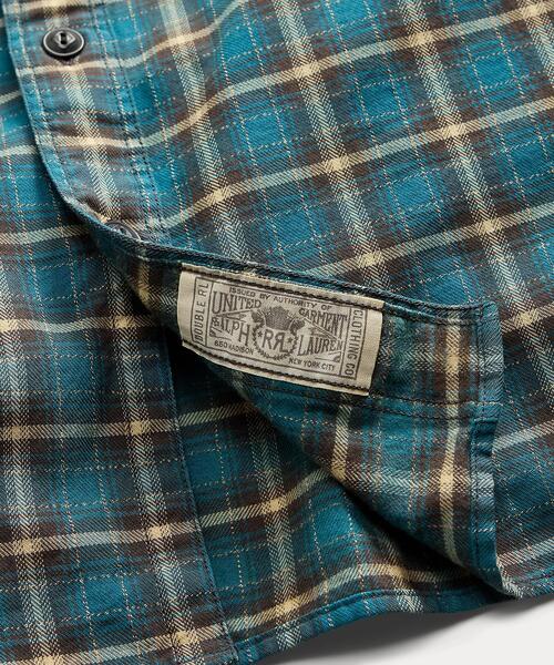 RRL（ダブル アール エル）の「チェック ツイル ワークシャツ（シャツ