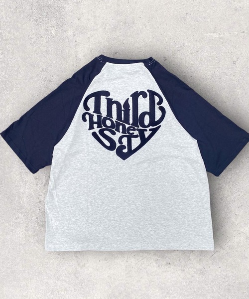 フリーサイズ / UNISEX 》ATMARK ハートロゴラグランTee（Tシャツ