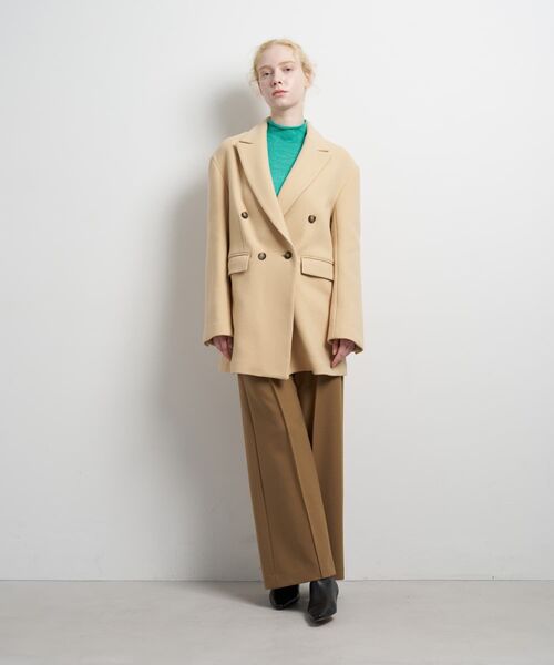 LANVIN en Bleu(ランバンオンブルー)の「ツイード/ウールメルトン テーラードジャケット(テーラードジャケット・レディース・ベージュ/カーキ/ブラック・36/38)」の14枚目の写真
