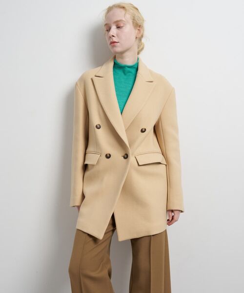 LANVIN en Bleu(ランバンオンブルー)の「ツイード/ウールメルトン テーラードジャケット(テーラードジャケット・レディース・ベージュ/カーキ/ブラック・36/38)」の18枚目の写真
