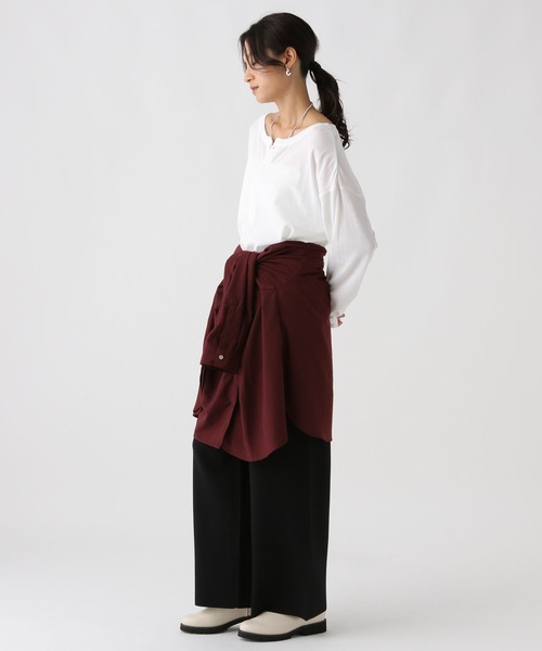 Elura(エルーラ)の「ニットパンツ/588495(その他パンツ・レディース・ブラウン/ブラック・MEDIUM/LARGE)」の3枚目の写真