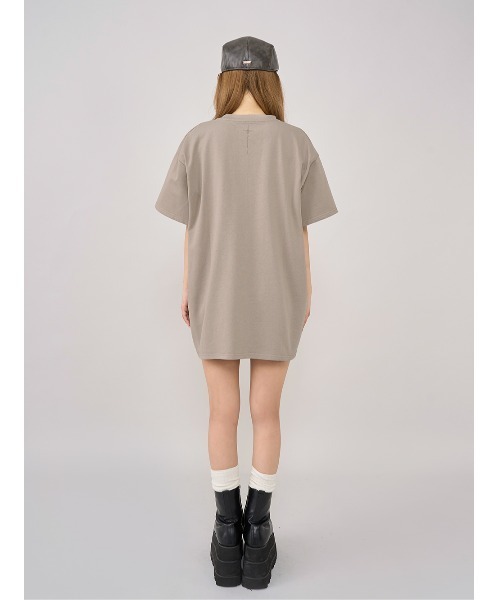 ダーリッチ darich ハートキーフェードビッグTシャツ ベージュ ダーリッチ darich ハートキーフェードビッグTシャツ ベージュ