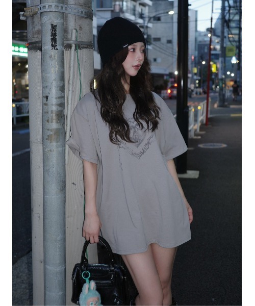 ダーリッチ　ハートキーフェードビッグTシャツ ハートキーフェードビッグTシャツ（Tシャツ/カットソー）｜Darich