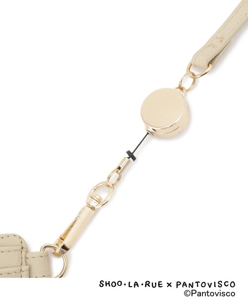 SHOO・LA・RUE（シューラルー）の「【パントビスコ／ぺろち】イラストプリント 合皮パスケース（その他・レディース・ライトブルー/ベージュ・00）」の7枚目の写真