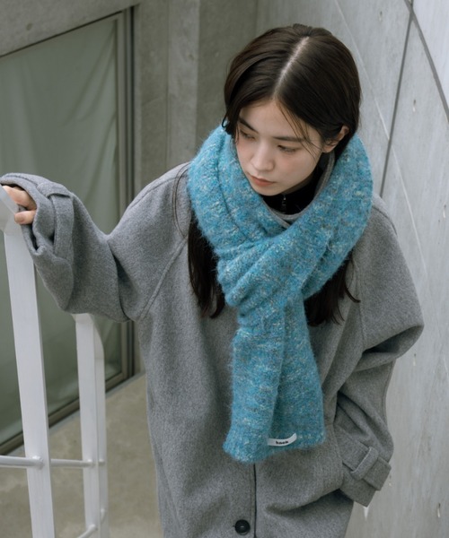 mix color long muffler/ロングマフラー（マフラー）｜haek（ハク）の